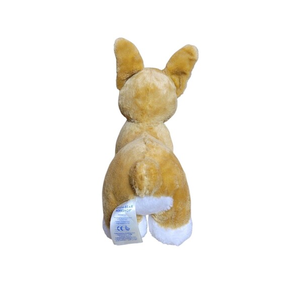 2017 Build A Bear Corgi 12" Tan White Dog Plush Stuffed Stuffed Animal - Picture 5 of 8